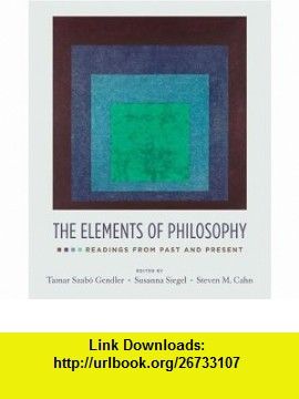 elements of philosophy gendler pdf